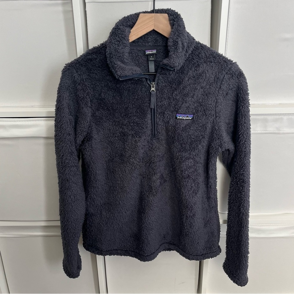 Patagonia Los Gatos Fleece 1/4 Zip in Smolder Blue - Picture 2 of 4